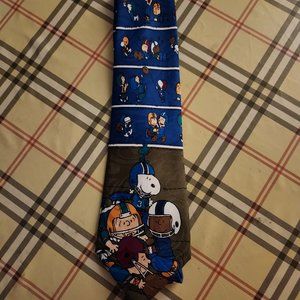 Peanuts Snoopy Football Neck Tie